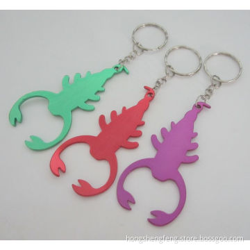 Factory Supply Animal Shape Bottle Opener Keychain